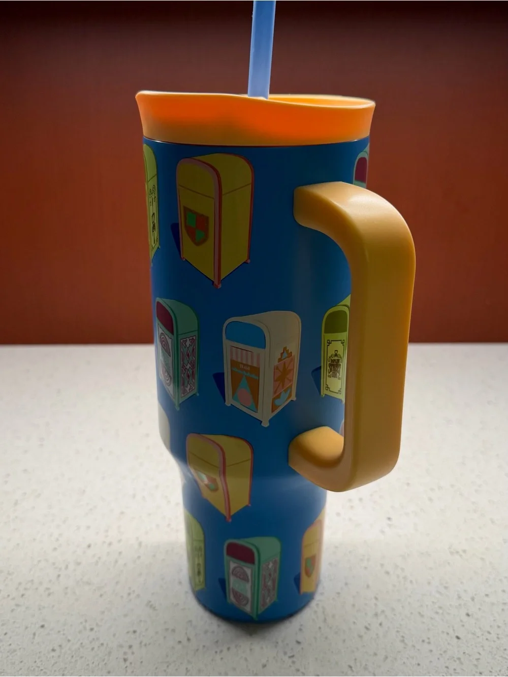 NEW DISNEY PARKS TRASH CANS GIANT 40oz STAINLESS STEEL TUMBLER